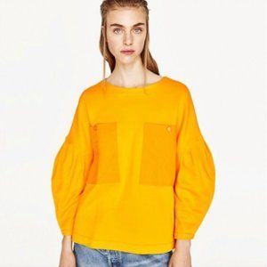 Zara Terry Oversized Sweatshirt